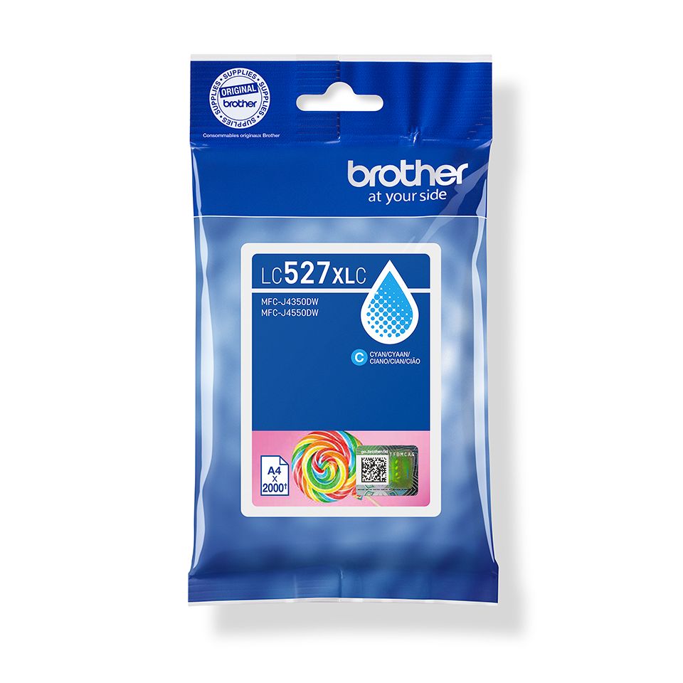 Brother LC-527XLC Cyan tintapatron