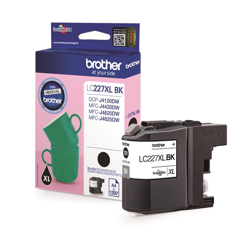 Festékpatron Brother LC227XLBK Black