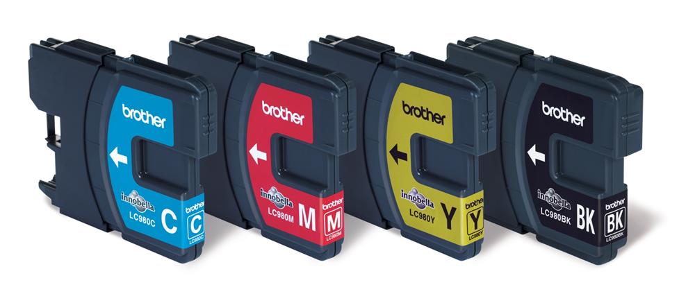 Festékpatron Brother LC980 Multipack (Black, Cyan, Magenta, Yellow)
