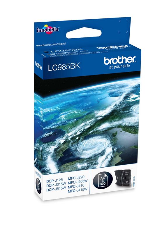 Festékpatron Brother LC985 BK (For use)