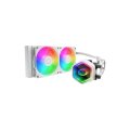 Ventilátorok, Hűtők, Előlapi panelek Cooler Master MasterLiquid 240 Core II ARGB White