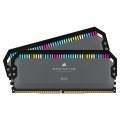Memória Corsair 64GB DDR5 6000MHz Kit(2x32GB) Dominator Platinum RGB Grey