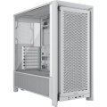 Ház Corsair Frame 4000D RS Tempered Glass White