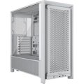 Ház Corsair Frame 4000D Tempered Glass White