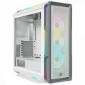 Ház Corsair iCUE 5000T RGB Tempered Glass White