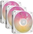 Ventilátorok, Hűtők, Előlapi panelek Corsair iCUE LINK RX120 MAX RGB 120mm PWM Thick Fans White (3-Pack)