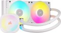 Ventilátorok, Hűtők, Előlapi panelek Corsair iCUE LINK TITAN 240 RX RGB AIO Liquid CPU Cooler White