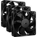Ventilátorok, Hűtők, Előlapi panelek Corsair RS120 120mm PWM Fan (3-pack) Black