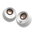 Hangszóró Creative Pebble V3 Minimalistic 2.0 USB-C Speakers with Bluetooth White