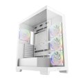 Ház DeepCool CG580 4F WH V2 Tempered Glass White