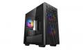 Ház DeepCool Martexx  40 3FS Tempered Glass Black