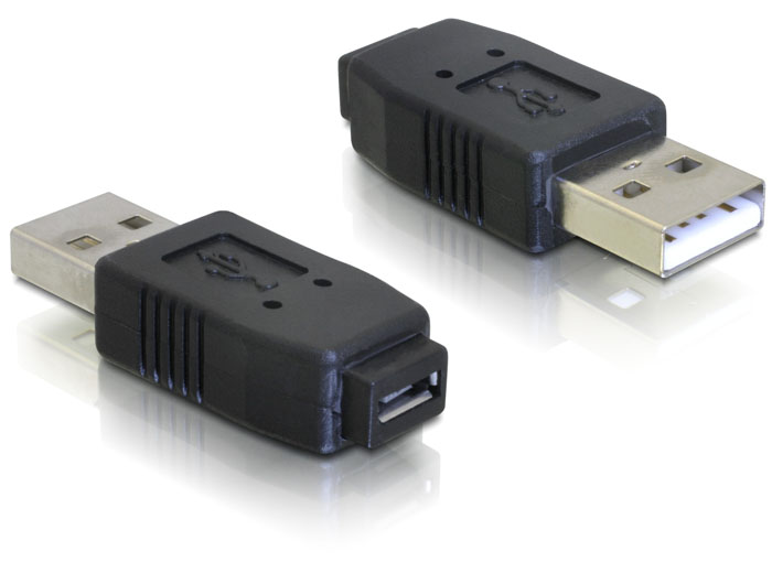 Kiegészítő DeLock USB micro A+B female to USB2.0 A male adapter
