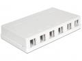 Hálózati eszközök DeLock Keystone Surface Mounted...