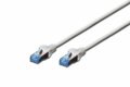 Hálózati kábelek Digitus CAT5e F-UTP Patch Cable 1m Grey