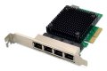 Hálókártya Digitus DN-10136 4-port 2,5 Ethernet network card