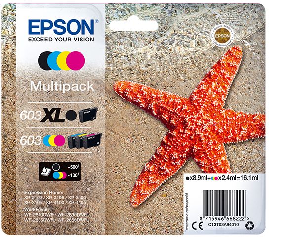 Epson 603/603XL Multipack tintapatron