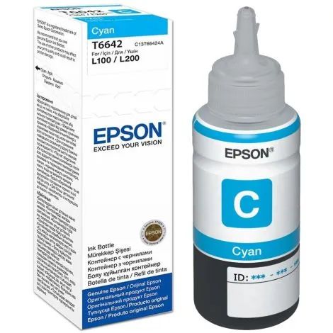 Festékpatron Epson T66424A Cyan 70ml