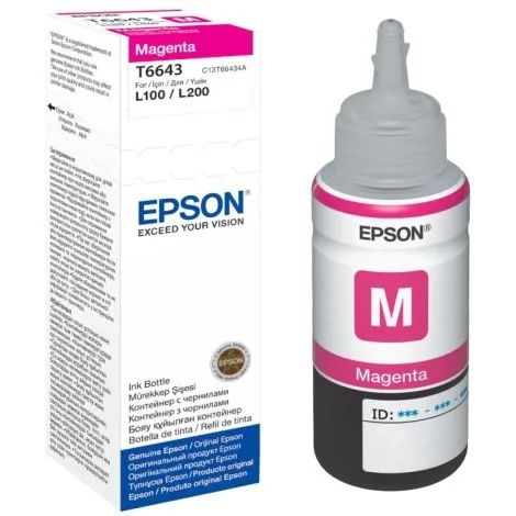 Festékpatron Epson T66434A Magenta 70ml