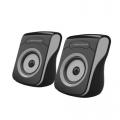 Hangszóró Esperanza Flamenco USB Stereo Speakers Black/Grey