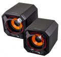 Hangszóró Esperanza Timba USB Stereo Speakers Black/Orange