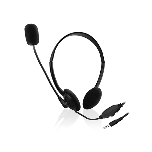 Fejhallgató/mikrofon Ewent EW3567 Headset Black