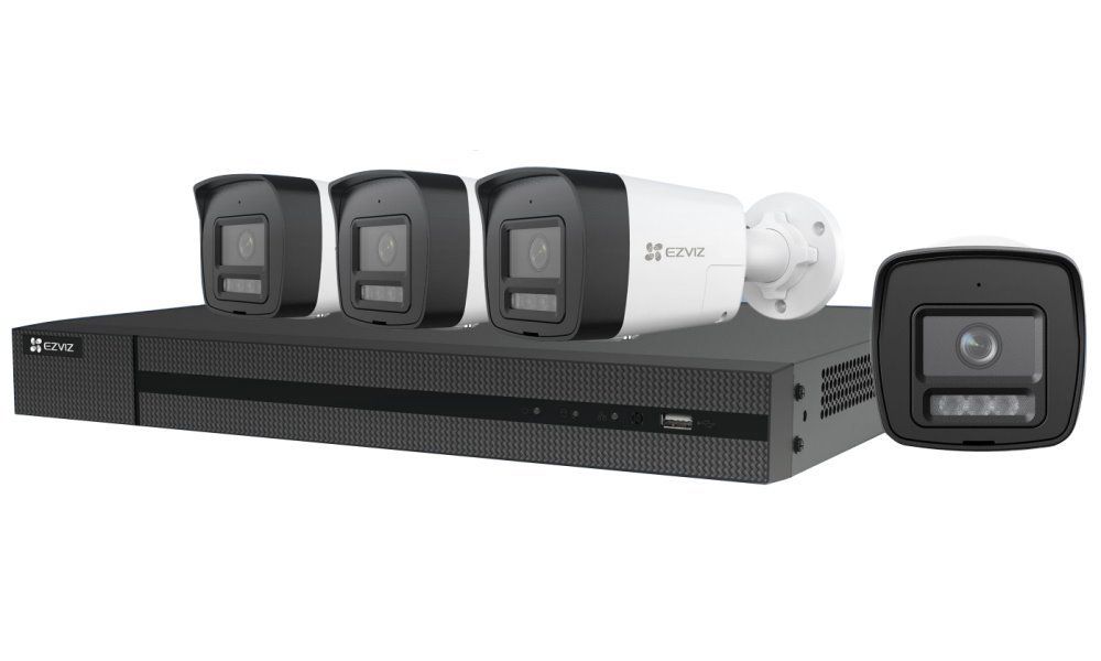Ezviz H3K PoE 4K Camera + X5K NVR + 2 TB Hard Disk Drive Kit