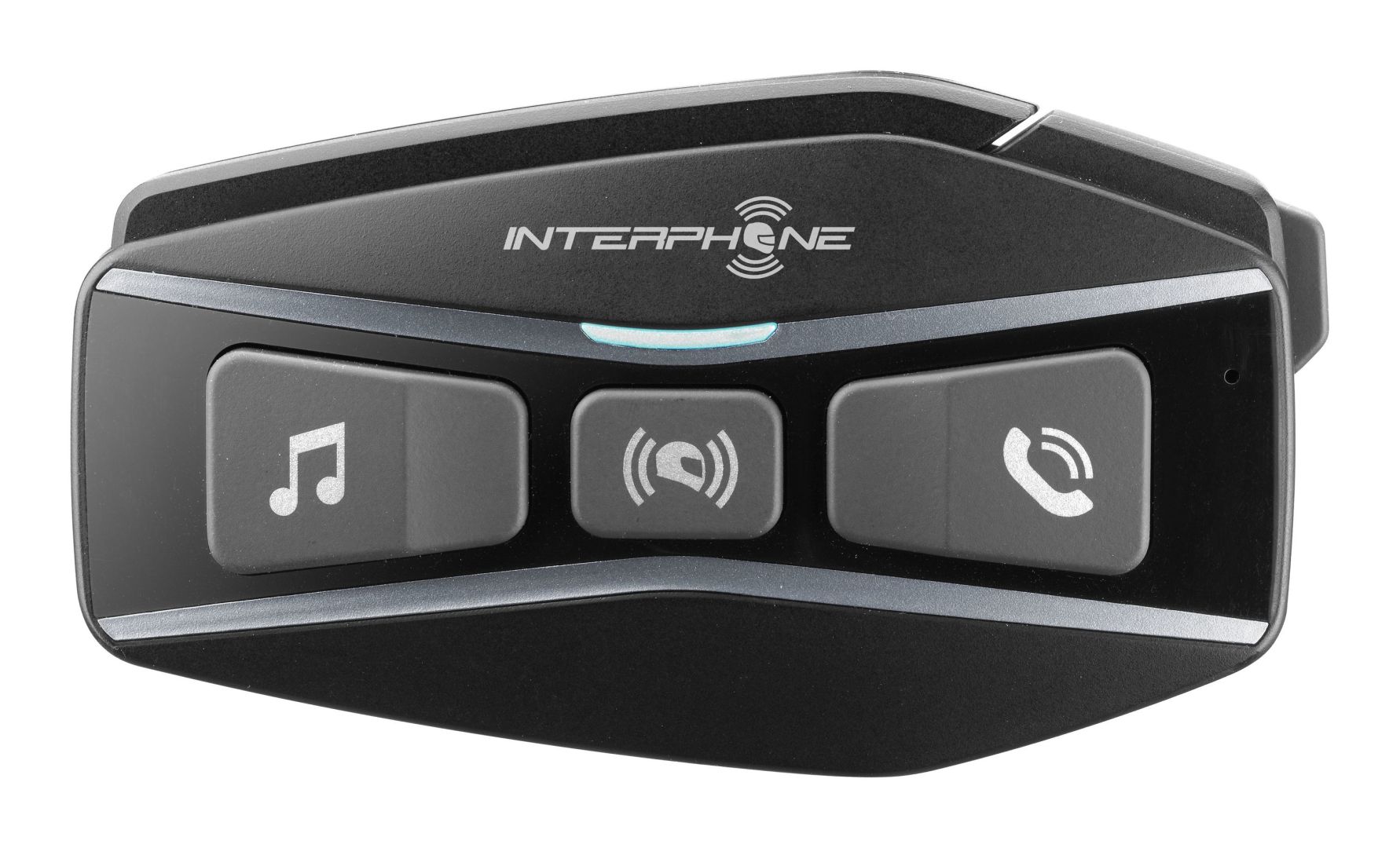 Interphone U-COM16 Bluetooth headset for closed and open helmets Black