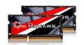 Memória (notebook) G.SKILL 8GB DDR3 1600MHz Kit(2x4GB) SODIMM Ripjaws