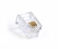 Hálózati eszközök Gembird RJ11/MP-6P4C/100 Modular plug (15u