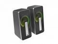 Hangszóró Genesis Helium 100BT RGB Gamer Speaker Silver/Black