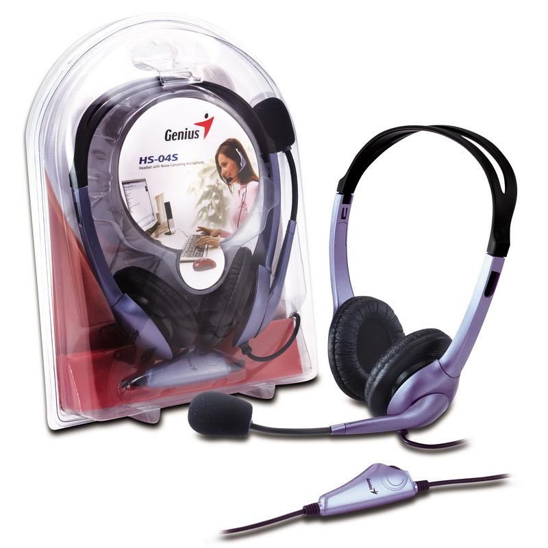 Fejhallgató/mikrofon Genius HS-04S Headset