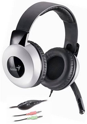 Fejhallgató/mikrofon Genius HS-05A
