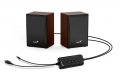 Hangszóró Genius SP-HF380BT 2.0 Bluetooth Speaker Wood