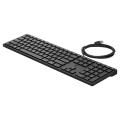 Billentyűzet HP 320K Wired Desktop Keyboard Black HU