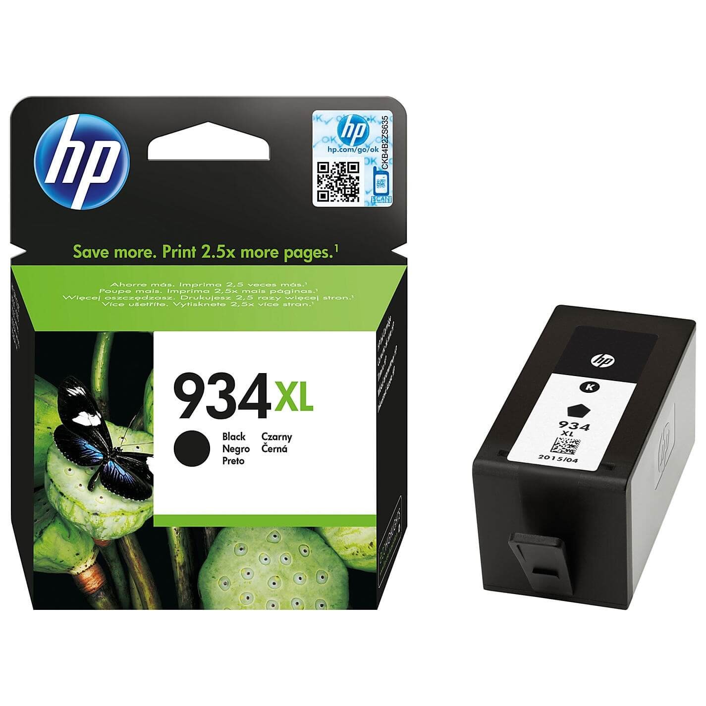 Festékpatron HP C2P23AE (934XL) Black tintapatron