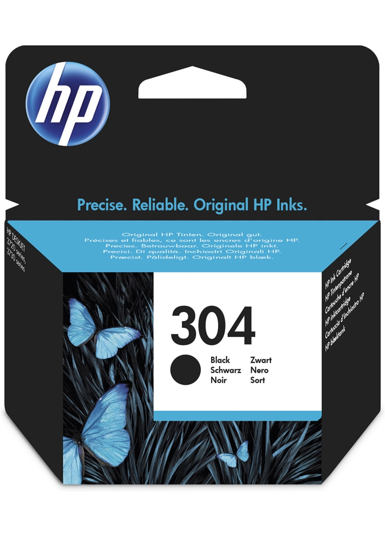 HP N9K06AE (304) Black tintapatron