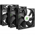 Ventilátorok, Hűtők, Előlapi panelek Inter-Tech IPC Fan Set 120mm (3 pcs)