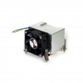 Ventilátorok, Hűtők, Előlapi panelek Inter-Tech K-666 High-quality CPU cooler to Intel