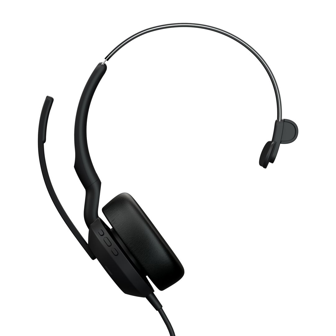 Jabra Evolve2 50 USB-A UC Mono Bluetooth Headset Black