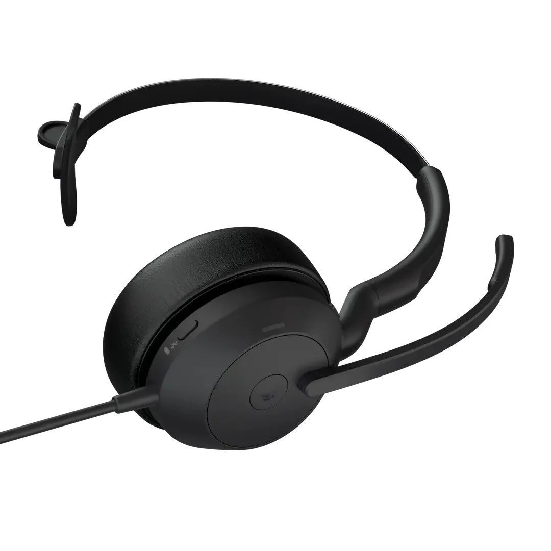 Jabra Evolve2 50 USB-C/A UC Mono Bluetooth Headset Black