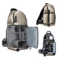 Táska, tok KF Concept Waterproof Camera Shoulder Backpack 10L Golden