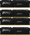 Memória Kingston 128GB 5600Mhz Kit(4x32GB) Fury Beast Black