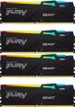 Memória Kingston 128GB DDR5 5200MHz Kit(4x32GB) Fury Beast RGB Black