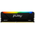 Memória Kingston 16GB DDR4 3600MHz Fury Beast RGB Black