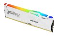 Memória Kingston 16GB DDR5 6000MHz Fury Beast RGB Expo White