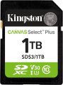 Memóriakártya Kingston 1TB SDXC Canvas Select Plus Gen3 Class 10 UHS-1 A1 V10