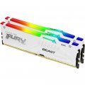 Memória Kingston 32GB DDR5 5600MHz Kit(2x16GB) Fury Beast RGB White