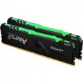 Memória Kingston 32GB DDR5 5600MHz Kit(2x16GB) Fury Beast RGB