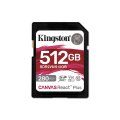 Memóriakártya Kingston 512GB SDXC Canvas React Plus Class 10 UHS-II U3 V60