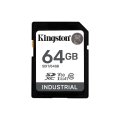 Memóriakártya Kingston 64GB SDXC Industrial Class 10 U3 V30 A1